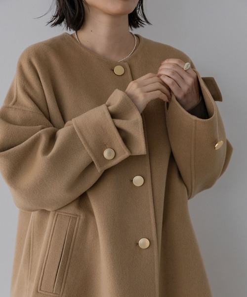 A part by（アパートバイ） ノーカラーコート コート 卒業式 カシープ