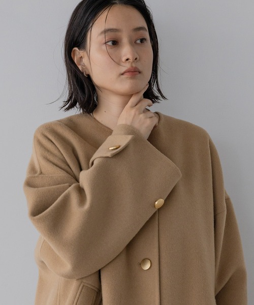 A part by（アパートバイ） ノーカラーコート コート 卒業式 カシープ