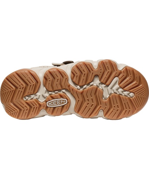 「KEEN」 フラットサンダル 24cm ブラウン レディース_画像9