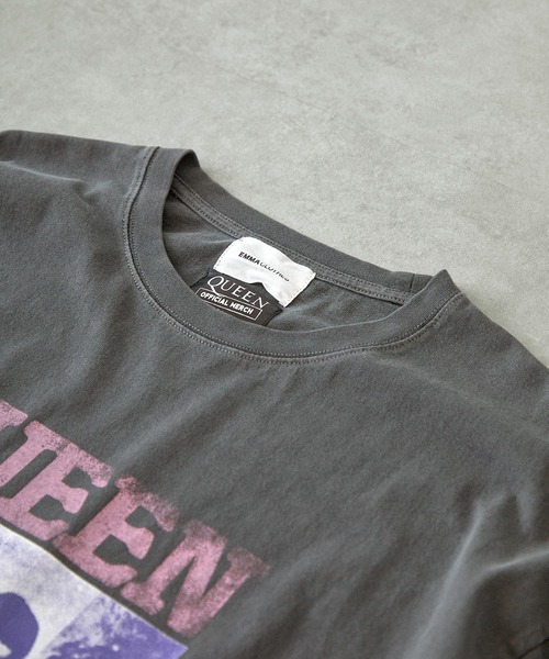 「EMMA CLOTHES」 半袖Tシャツ「Queenコラボ」 L グレー メンズ_画像6