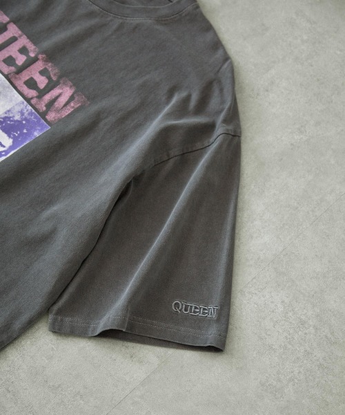 「EMMA CLOTHES」 半袖Tシャツ「Queenコラボ」 L グレー メンズ_画像9