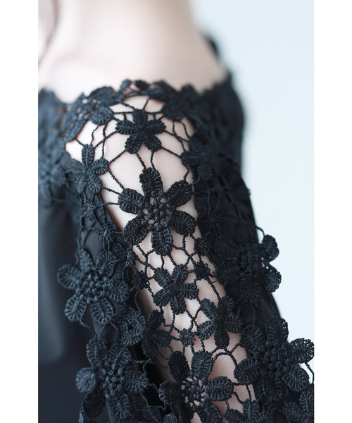 「CAWAII」 半袖ブラウス M ブラック レディース_画像5