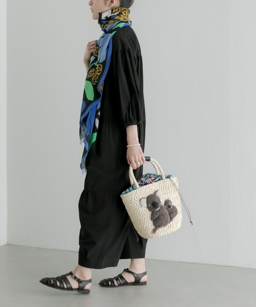 「ear PAPILLONNER」 かごバッグ FREE ブラウン レディース_画像2