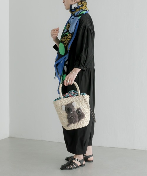 「ear PAPILLONNER」 かごバッグ FREE ブラウン レディース_画像3