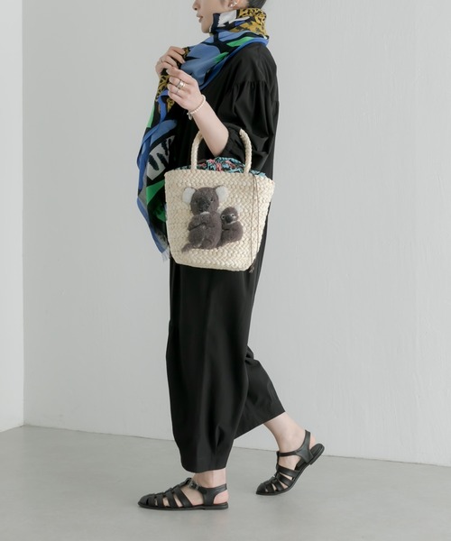 「ear PAPILLONNER」 かごバッグ FREE ブラウン レディース_画像4