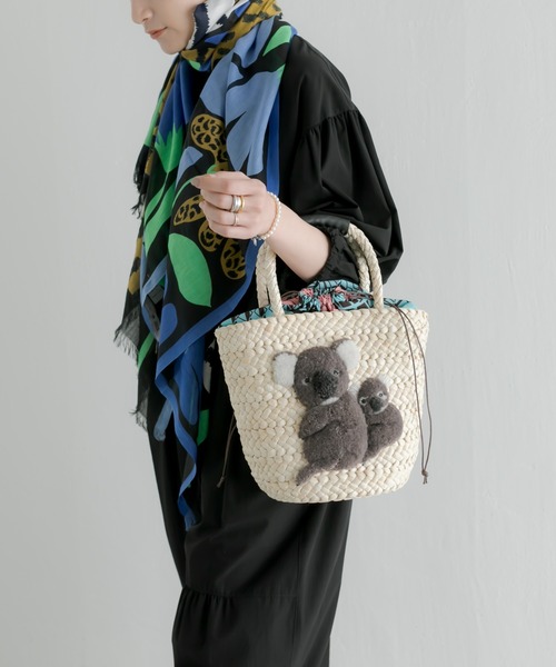 「ear PAPILLONNER」 かごバッグ FREE ブラウン レディース_画像7