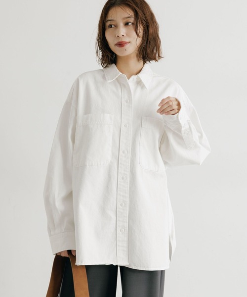 pp closet ホワイトデニムシャツ サイズ34 pp closet ホワイトデニムシャツ サイズ34 【公式通販】