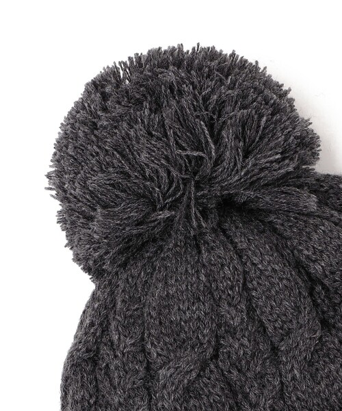SHIPS any ニット帽 ニットキャップ any: ポンポン イヤーマフ ニット