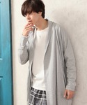 カーディガン 春服 ストレッチ天竺 ビッグシル...の詳細画像1