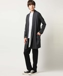 カーディガン 春服 ストレッチ天竺 ビッグシル...の詳細画像4