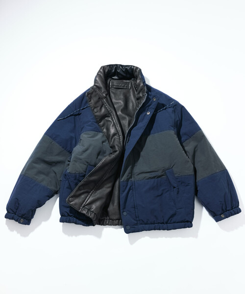 NAUTICA（ノーティカ） ブルゾン アウター レザレッド ナイロン