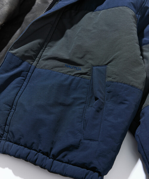NAUTICA（ノーティカ） ブルゾン アウター レザレッド ナイロン
