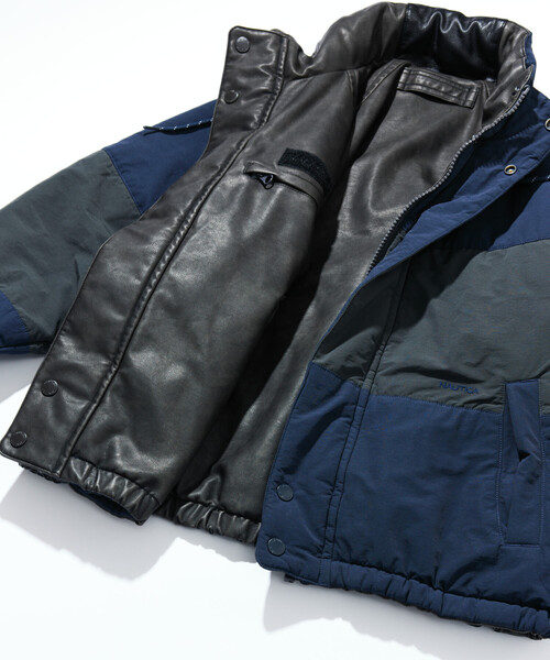 NAUTICA（ノーティカ） ブルゾン アウター レザレッド ナイロン