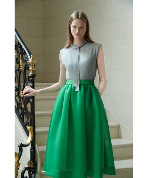 「CELFORD」 ノースリーブニット 38 ブラック レディース_画像3