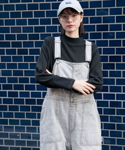 niko and…（ニコアンド） オーバーオール FREE インディゴブルー