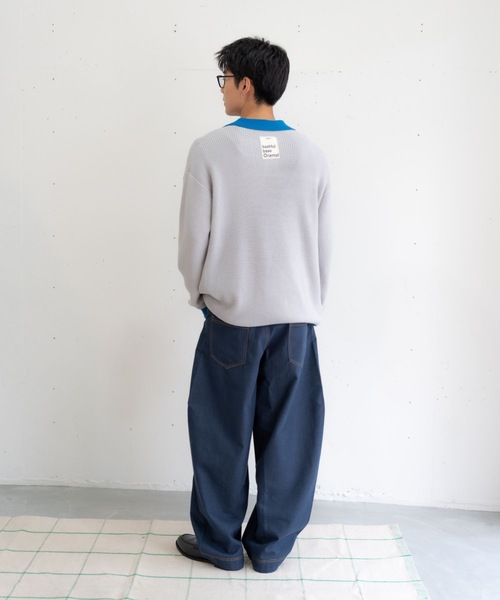 bashful base Oriental セーター ニット 「新色追加！/bbO」フラワー