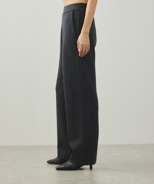 ADAM ET ROPE'（アダムエロペ） パンツ 「EMOELLE」ウールニットパンツ
