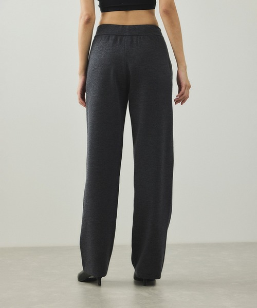 ADAM ET ROPE'（アダムエロペ） パンツ 「EMOELLE」ウールニットパンツ
