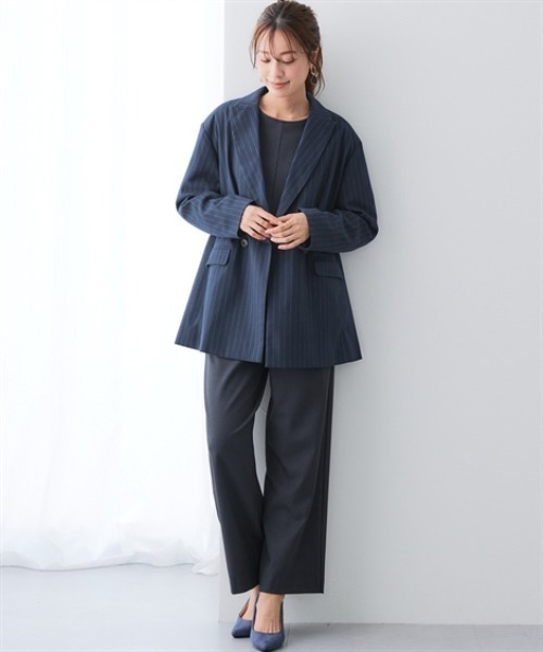 7days Life Styling ジャケット テーラードジャケット ストライプ柄