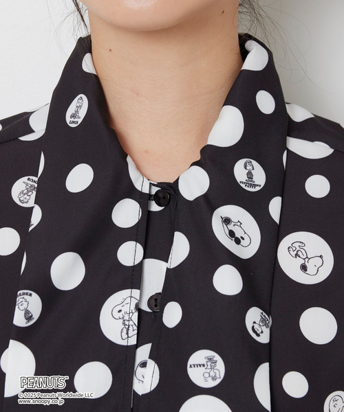 NARACAMICIE（ナラカミーチェ） ブラウス シャツ 「PEANUTS」ドット柄 