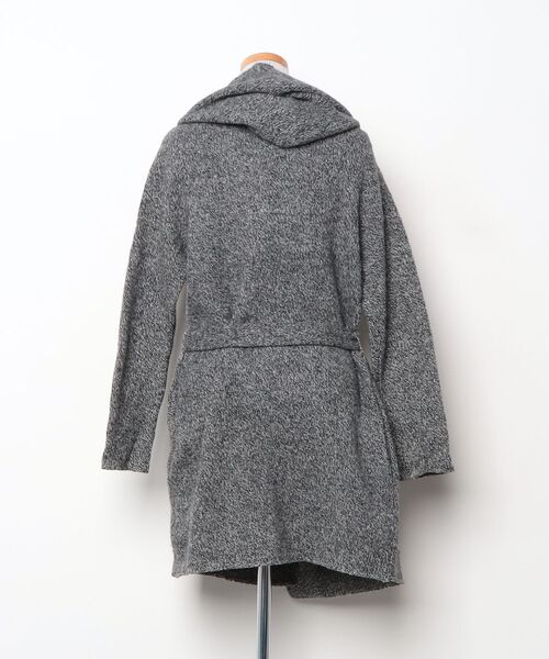 「GOUT COMMUN」 ニットカーディガン 38 グレー レディース_画像2