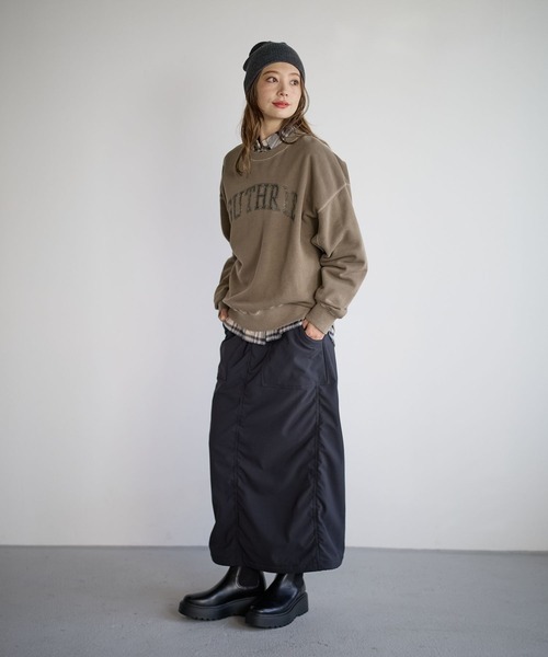 BAYFLOW（ベイフロー） スカート 「ストレッチ入り」裏起毛ベイカー