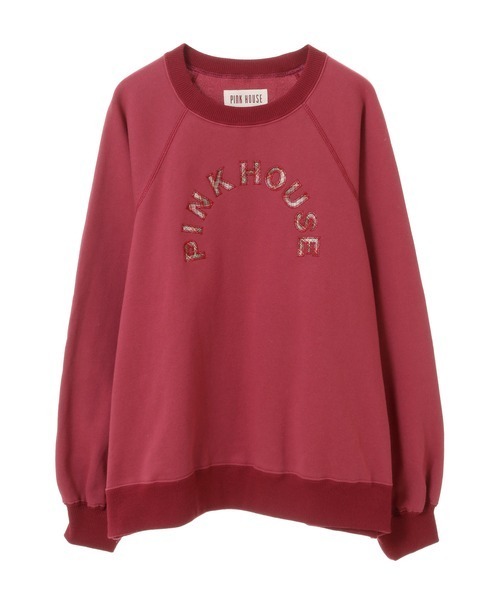 PINK HOUSE（ピンクハウス） スウェットカットソー フリー レッド