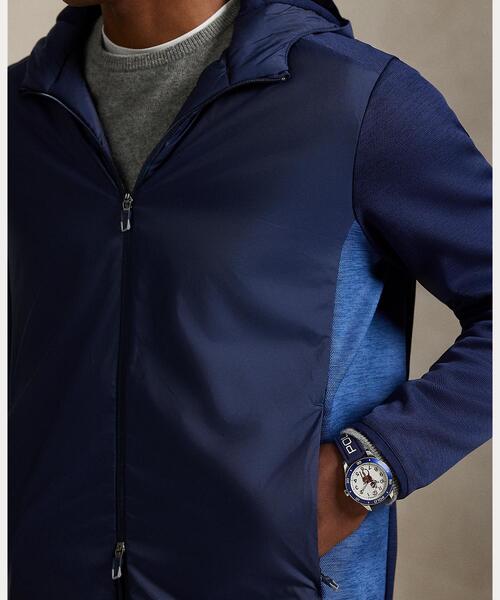 RLX コート ジャケット ハイブリッド フーデッド ジャケット メンズ