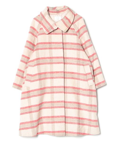 CELFORD（セルフォード） チェック柄コート 36 ベージュ レディース