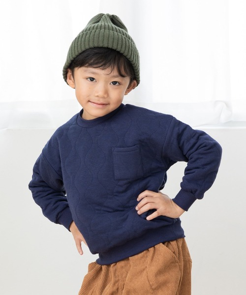 chil2 トレーナー ニットキルト トレーナー キッズ 子供服 男の子