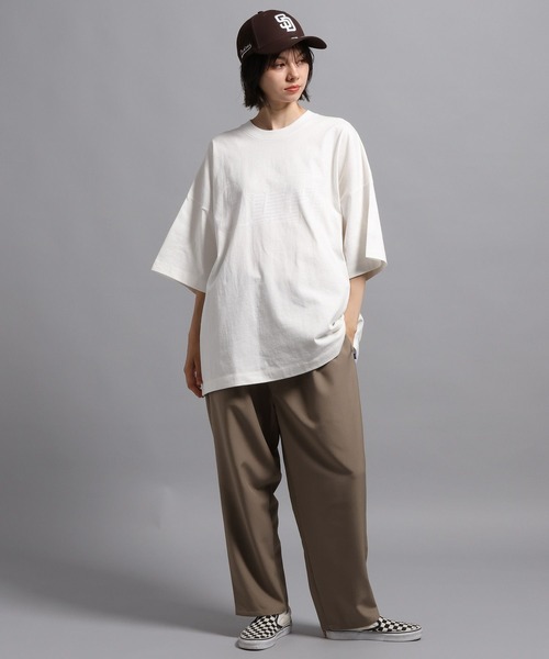 「GEORGE'S」 7分袖Tシャツ LARGE パープル メンズ_画像4