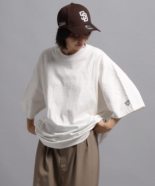 「GEORGE'S」 7分袖Tシャツ LARGE パープル メンズ_画像6