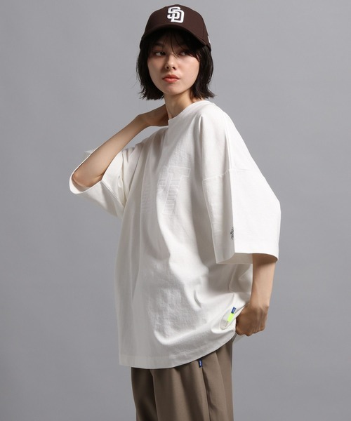 「GEORGE'S」 7分袖Tシャツ LARGE パープル メンズ_画像8