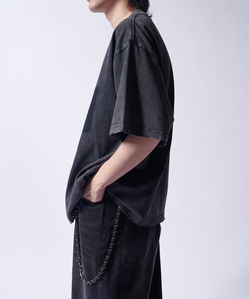 「Lui's」 半袖Tシャツ S チャコールグレー メンズ_画像2