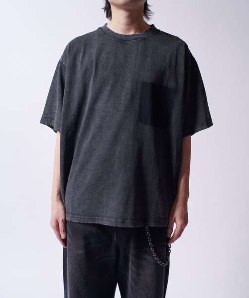 「Lui's」 半袖Tシャツ S チャコールグレー メンズ_画像5