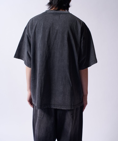 「Lui's」 半袖Tシャツ S チャコールグレー メンズ_画像7