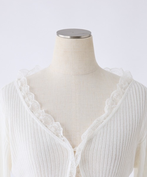 「one after another NICE CLAUP」 カーディガン FREE ブラック レディース_画像2