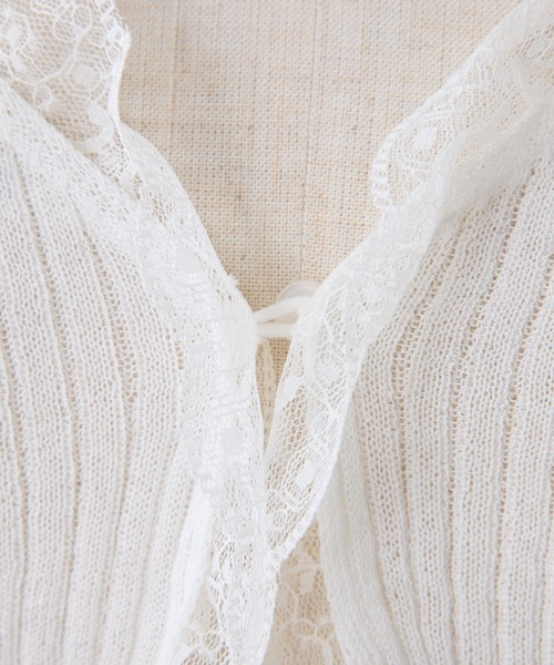 「one after another NICE CLAUP」 カーディガン FREE ブラック レディース_画像3