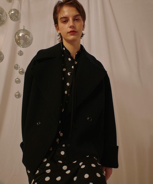 allureville（アルアバイル） ピーコート pコート メルトンコクーン