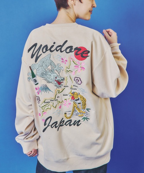 CORPUS SELECT トレーナー スウェット 「YOIDORE/酔いどれ」スカ刺繍