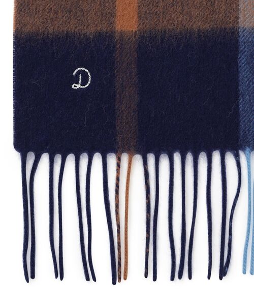 マフラー/ウールブレンドチェックストール　DRESSTERIOR ドレステリア DRESSTERIOR｜ウールブレンドチェックストール | Rakuten Fashion(楽天