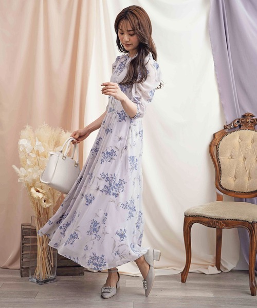 「NOELA」 半袖ワンピース M ベージュ レディース_画像8