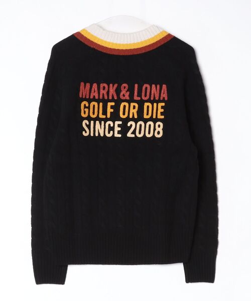 MARKANDLONA 防寒着セーター MARK&LONA（マークアンドロナ） セーター ニット York V-Neck Cable