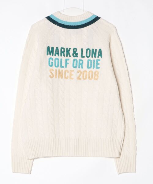 MARK&LONA（マークアンドロナ） セーター ニット York V-Neck Cable