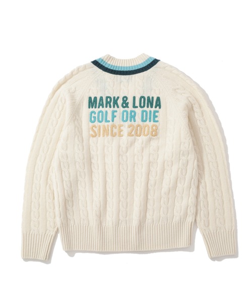 MARK&LONA（マークアンドロナ） セーター ニット York V-Neck Cable