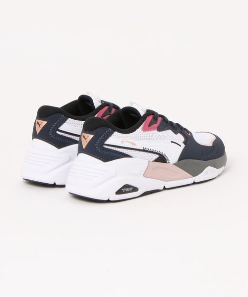 レディースプーマスニーカー24.0 PUMA（プーマ） ローカットスニーカー 23.5cm ホワイト×ネイビー