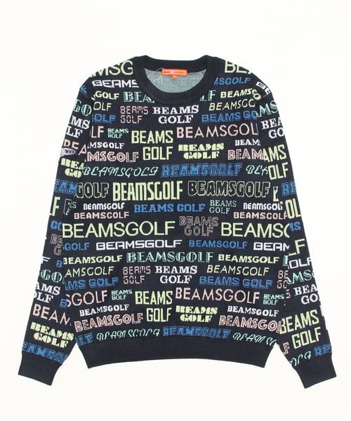 BEAMS GOLF（ビームス ゴルフ） 長袖ニット LARGE ネイビー メンズ