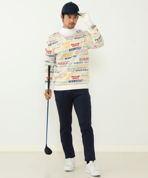 BEAMS GOLF（ビームス ゴルフ） 長袖ニット LARGE ネイビー メンズ