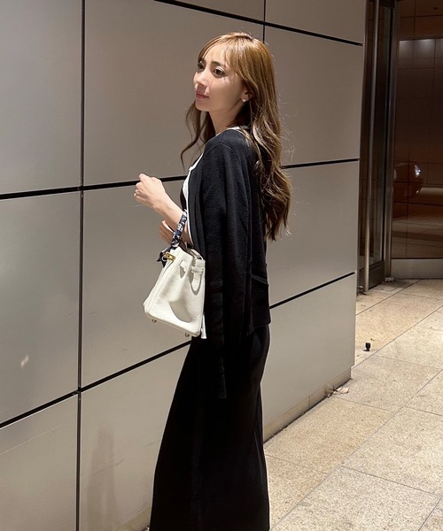 「KOBE LETTUCE」 ニットワンピース M チャコール レディース_画像4