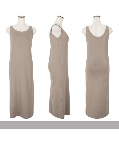 「KOBE LETTUCE」 ニットワンピース M チャコール レディース_画像9